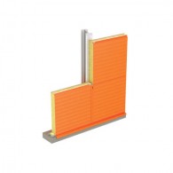 Стеновая трехслойная сэндвич-панель МЕТАЛЛ ПРОФИЛЬ со скрытым креплением SECRET FIX МП ТСП-S