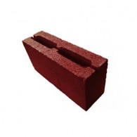 Полублок 2х пустотный ЦВЕТНОЙ