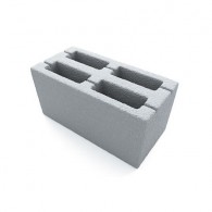 Шлакоблок 4х пустотный М75