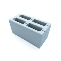 Шлакоблок 4х пустотный СИНИЙ